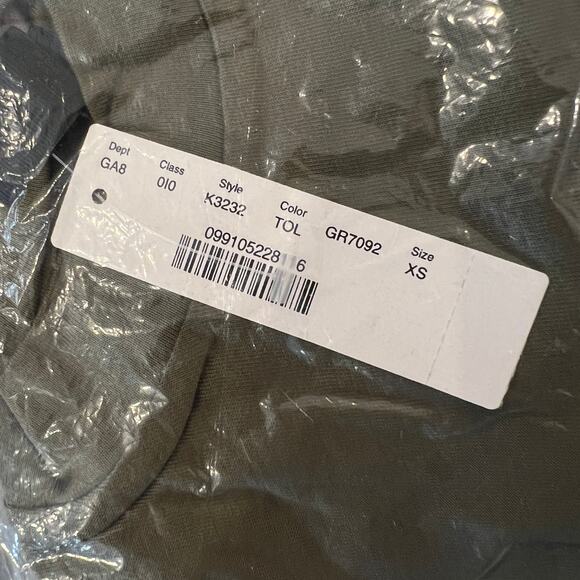 NWT J. Crew Olive Green Mockneck Lyocell T-Shirt - SIZE XS - Picture 8 of 8